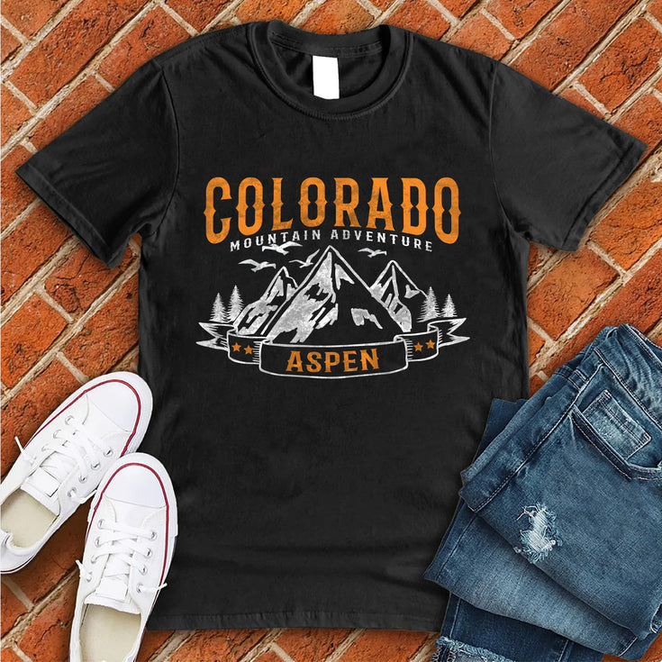 Aspen Mountain Adventure T-Shirt Image