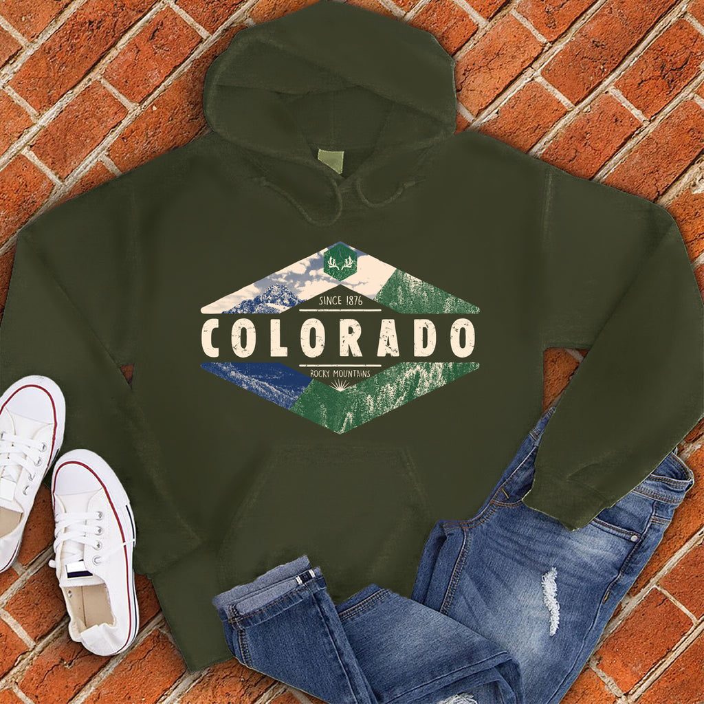 Colorado Diamond Hoodie Hoodie Tshirts.com Army S 