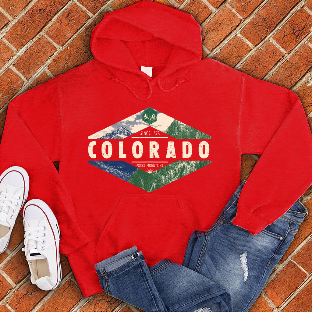 Colorado Diamond Hoodie Hoodie Tshirts.com Red S 