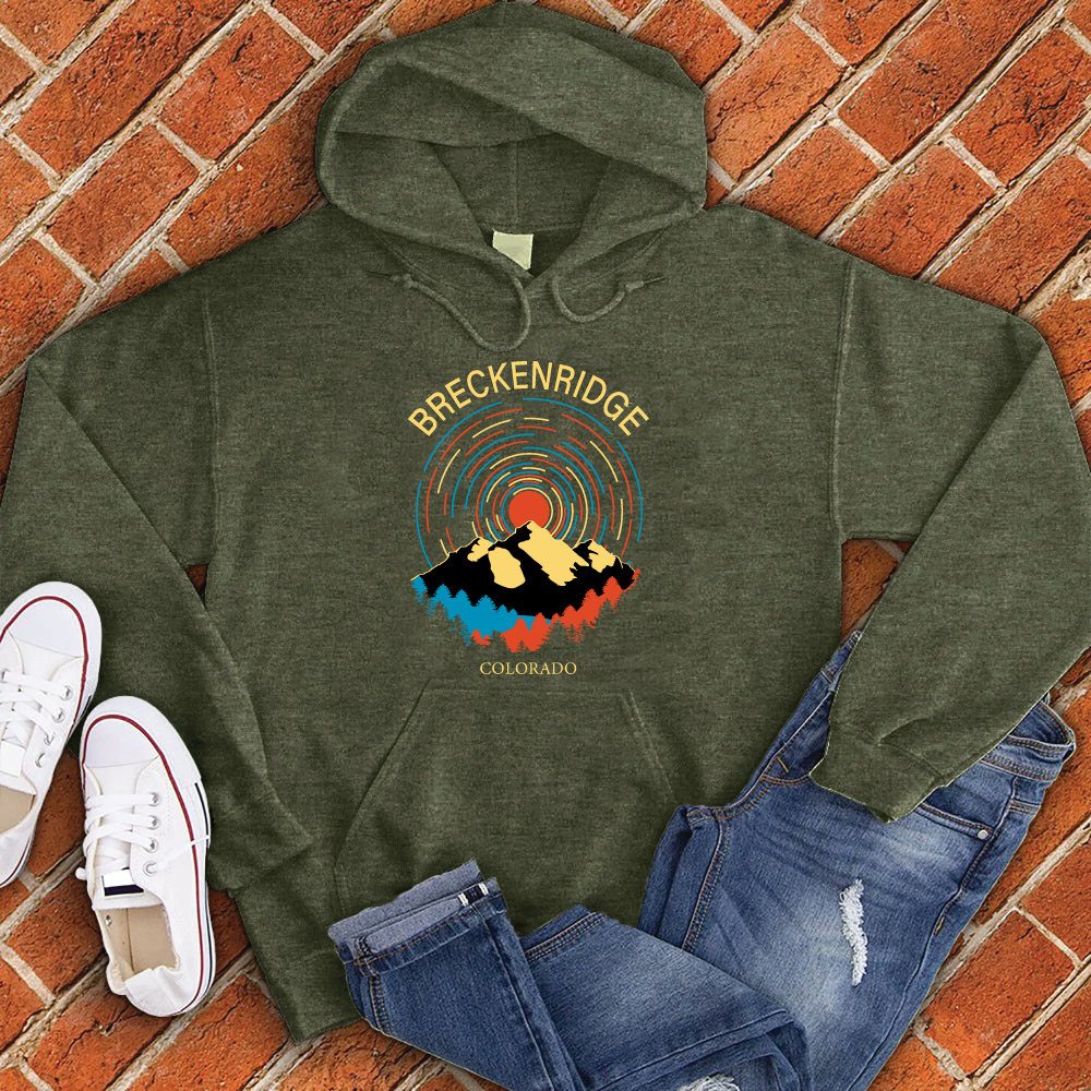 Breckenridge Colorful Hoodie Hoodie Tshirts.com Army S 