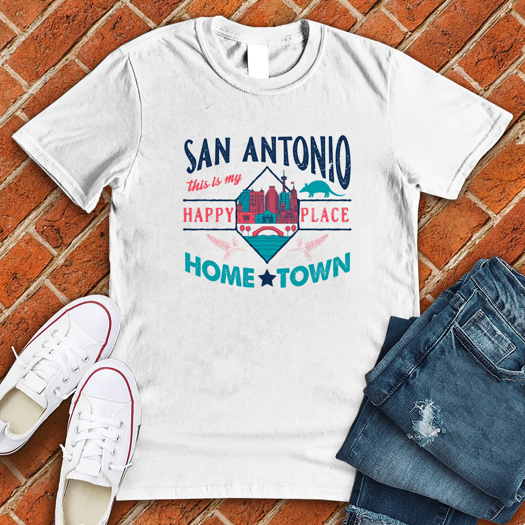 San Antonio Home Town T-Shirt T-Shirt tshirts.com White S 