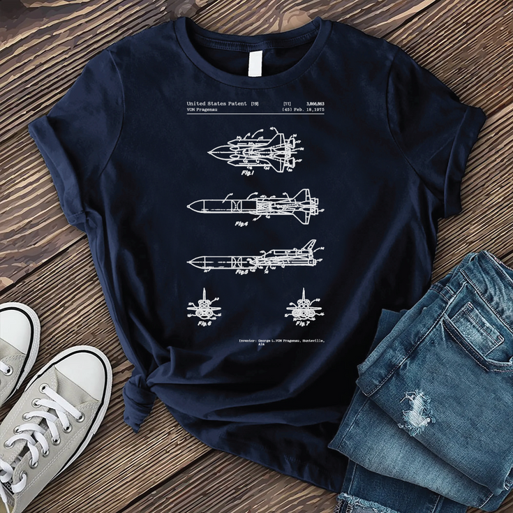 Shuttle Patent T-Shirt Image