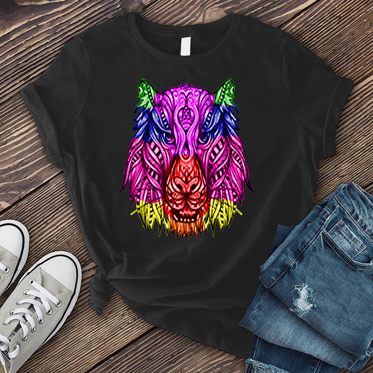 Colorful Tiger T-Shirt Image