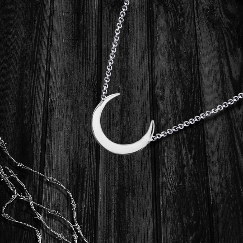 Crescent Moon Necklace Jewelry Alienated   