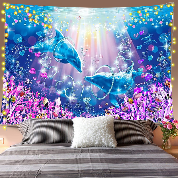 Dolphin Paradise Tapestry Image