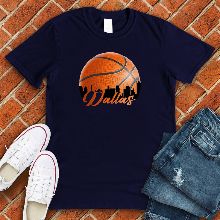 Dallas Basketball T-Shirt Image