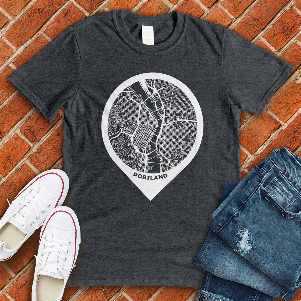 Portland Map T-Shirt Image