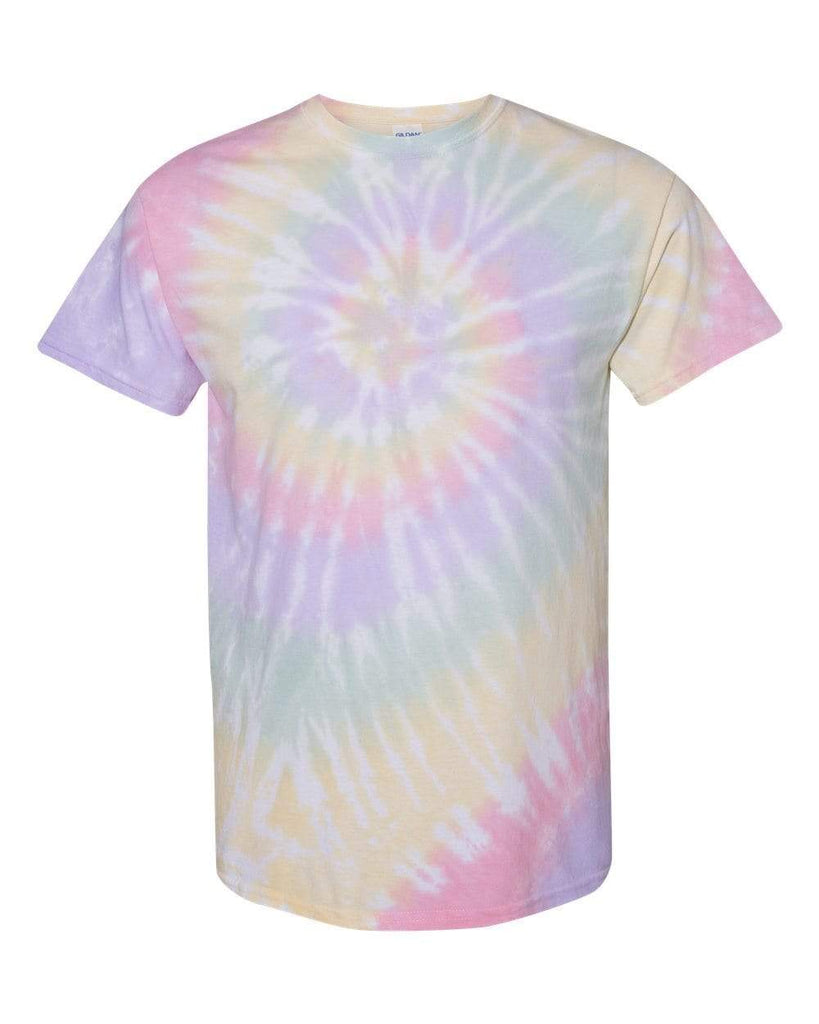Hazy Rainbow Spiral T-Shirt T-Shirt Dyenomite   