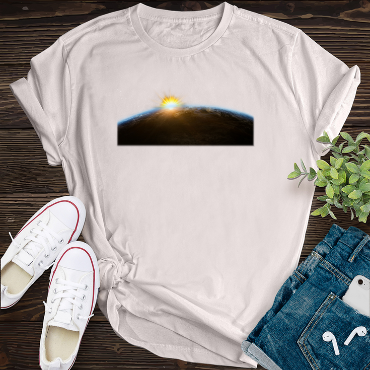 Earth Sunrise T-Shirt Image