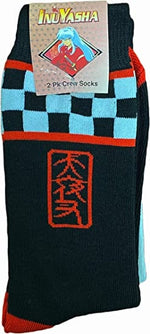 Inuyasha Crew Socks 2 Pk Image