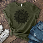 Cosmic Sunflower T-Shirt Image