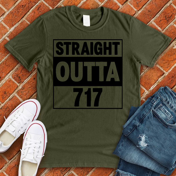 Straight Outta 717 T-Shirt Image