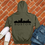 Boston on my back Hoodie Image