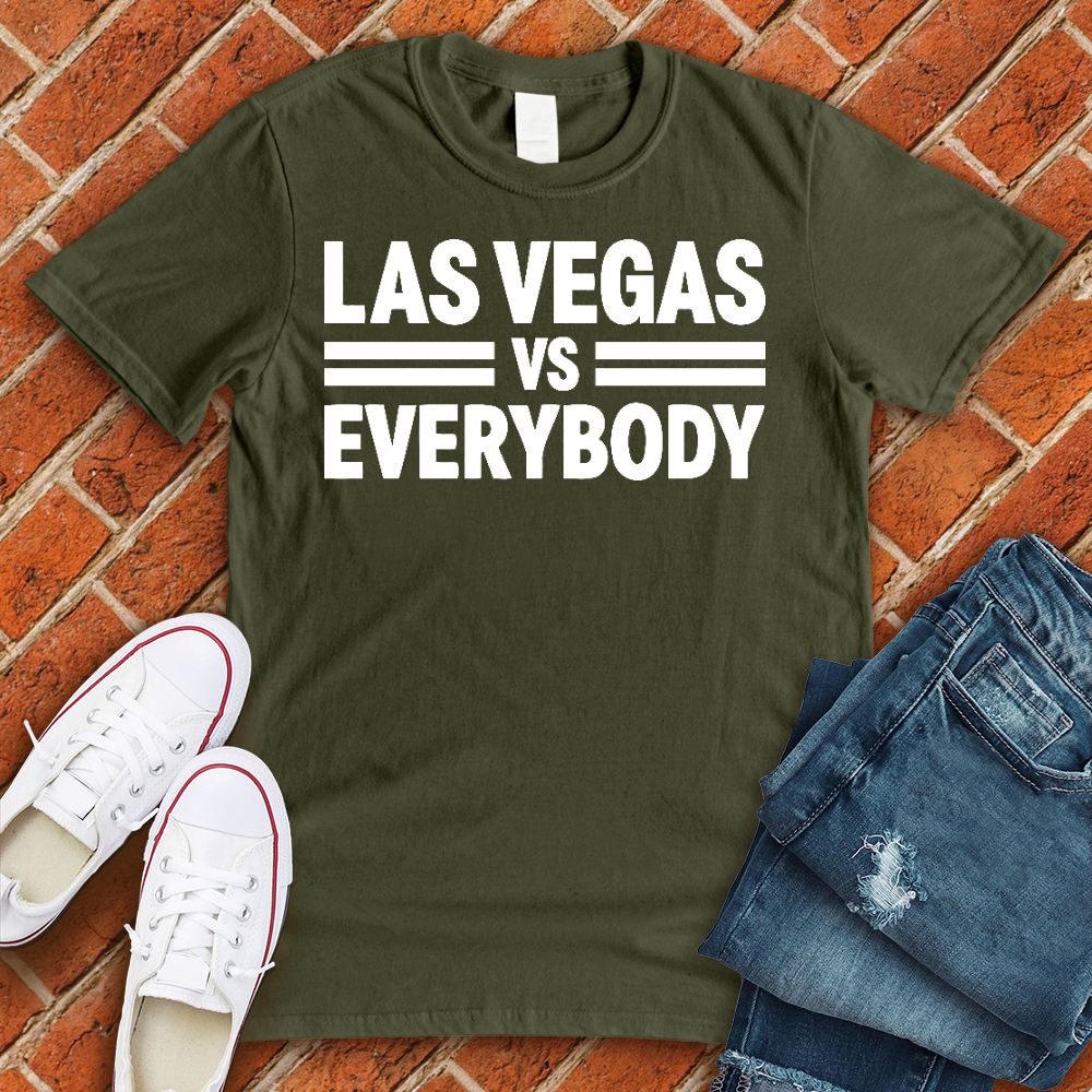 Las Vegas Vs Everybody Alternate T-Shirt T-Shirt tshirts.com Military Green L 