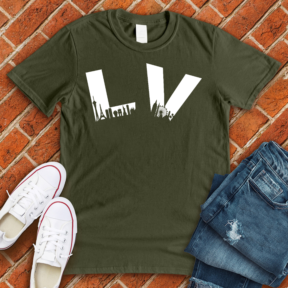LV Curve Alternate T-Shirt T-Shirt tshirts.com Military Green L 