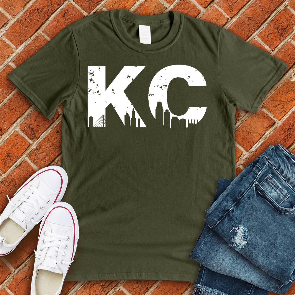 KC City Line Alternate T-Shirt T-Shirt tshirts.com Military Green L 