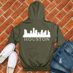 Houston on my back Alternate Hoodie Image