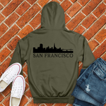 San Fran on my back Hoodie Image