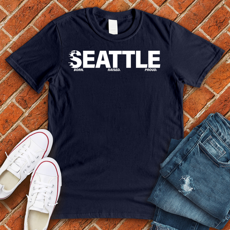 Seattle Born Raised Proud Alternate T-Shirt Image
