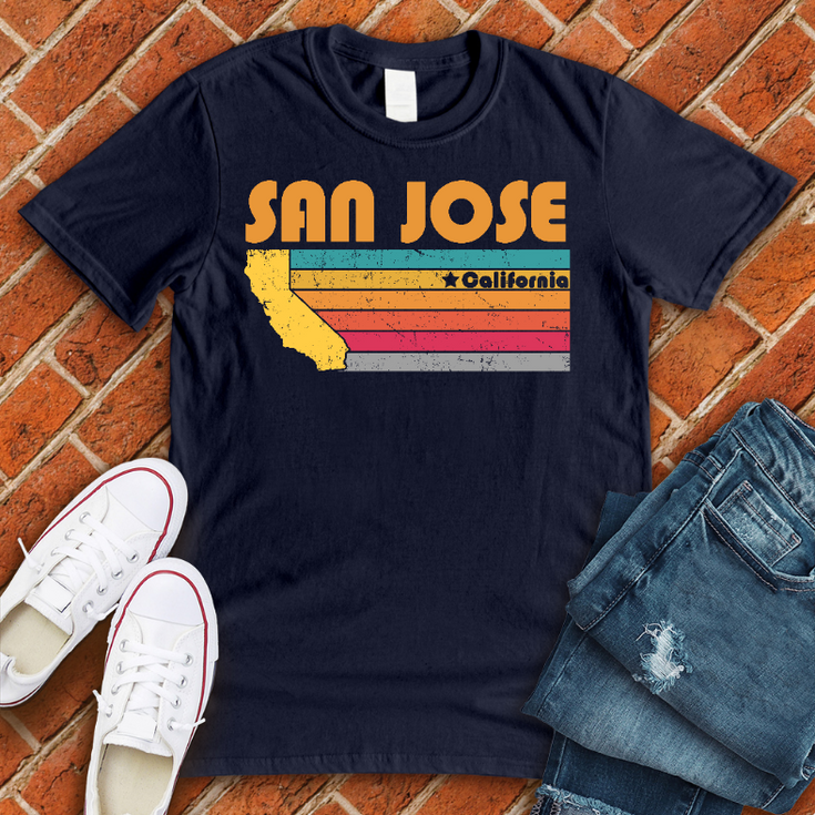Retro San Jose T-Shirt Image