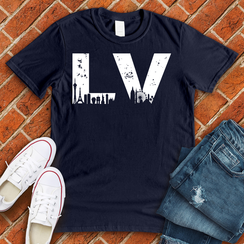 LV City Line Alternate T-Shirt T-Shirt tshirts.com Navy L 