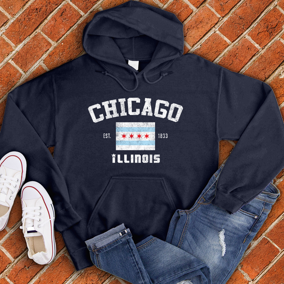 Chicago EST Flag Hoodie Image