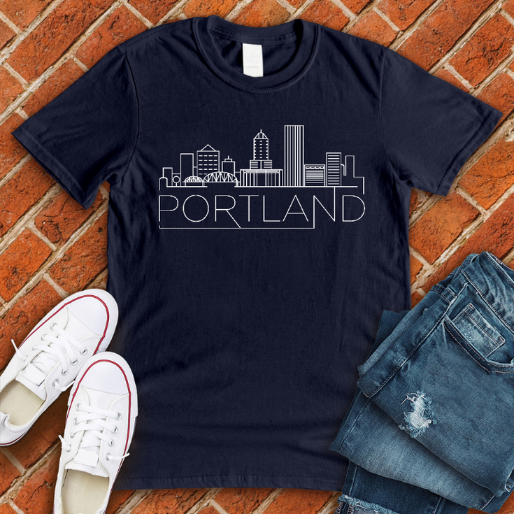 Portland Skyline T-Shirt Image