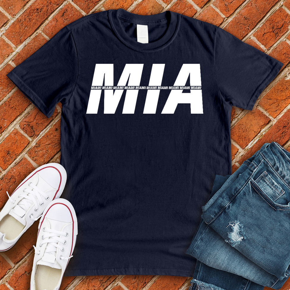 MIA Stripe Alternate T-Shirt Image