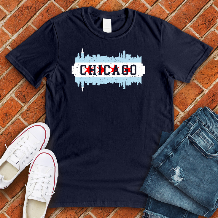 Chicago Flag City T-Shirt Image