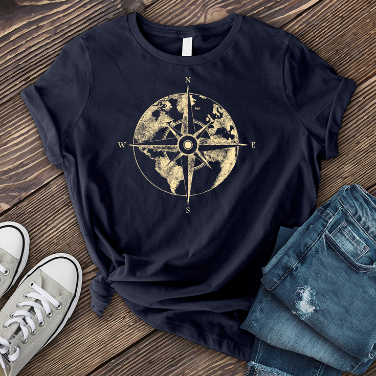 Globe Compass T-Shirt Image