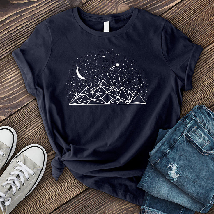 Geometric Mountain T-Shirt Image