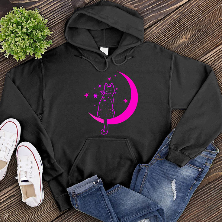 Psychedelic Cat Hoodie Image