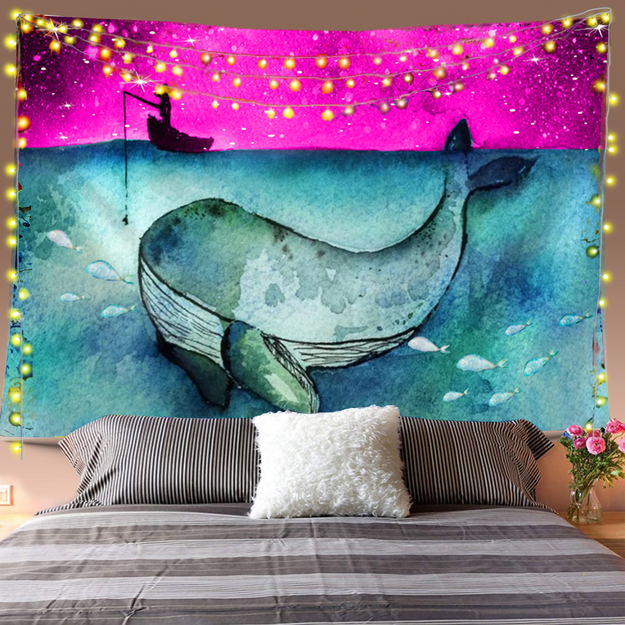 Whale Dreams Tapestry Image