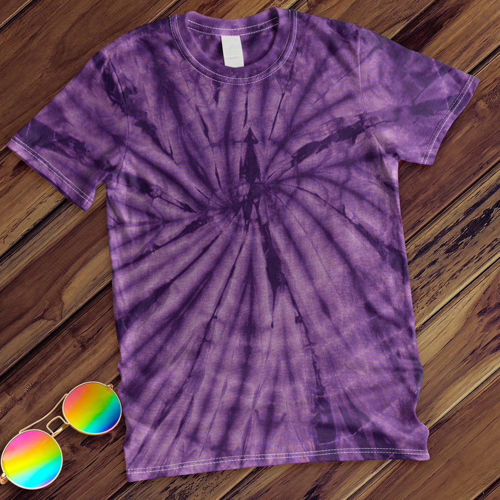 Purple Spider Tie-Dye Long Sleeve Shirts Kids