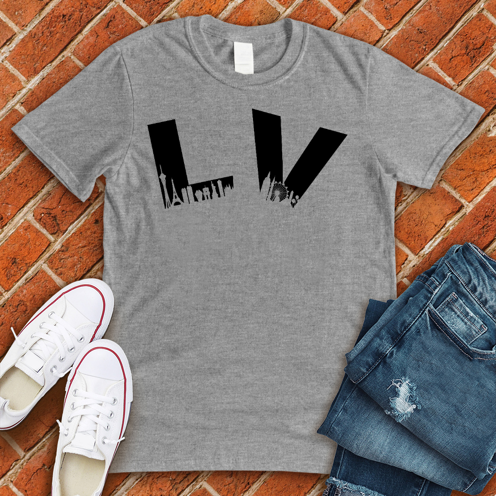 LV Curve T-Shirt T-Shirt tshirts.com Athletic Heather L 