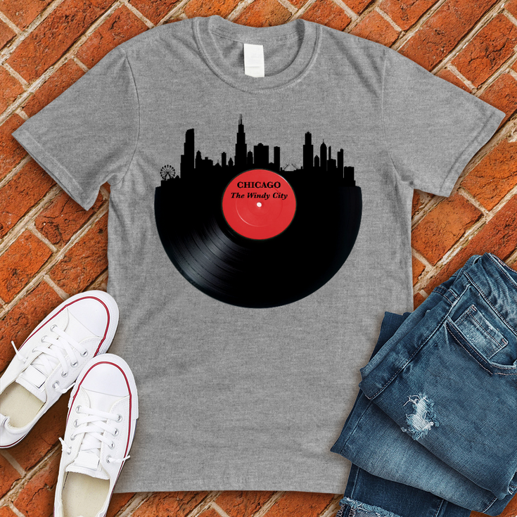 Chicago Vinyl T-Shirt Image