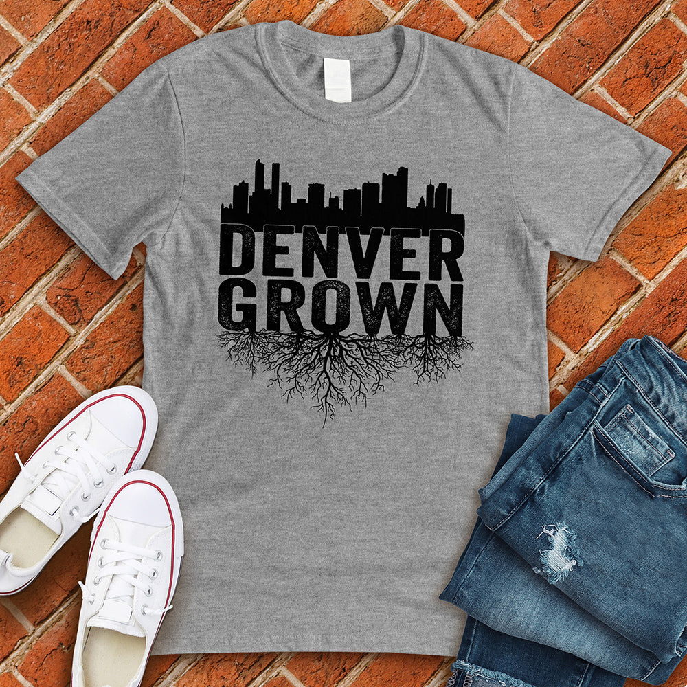 Denver Grown T-Shirt T-Shirt tshirts.com Athletic Heather L 