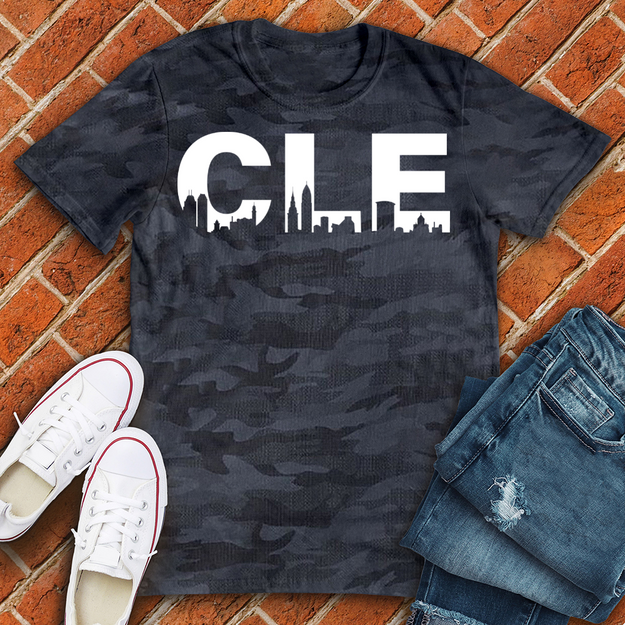 CLE Storm Camo T-Shirt Image