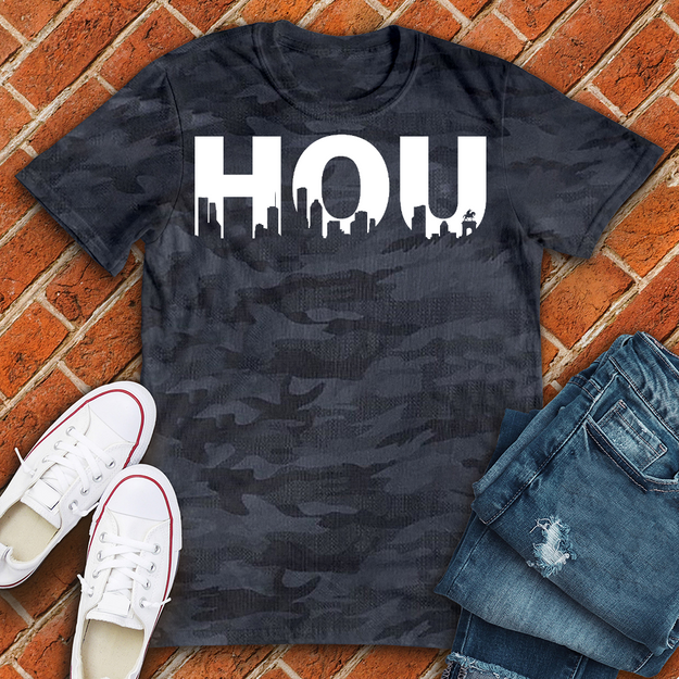 HOU Storm Camo T-Shirt Image