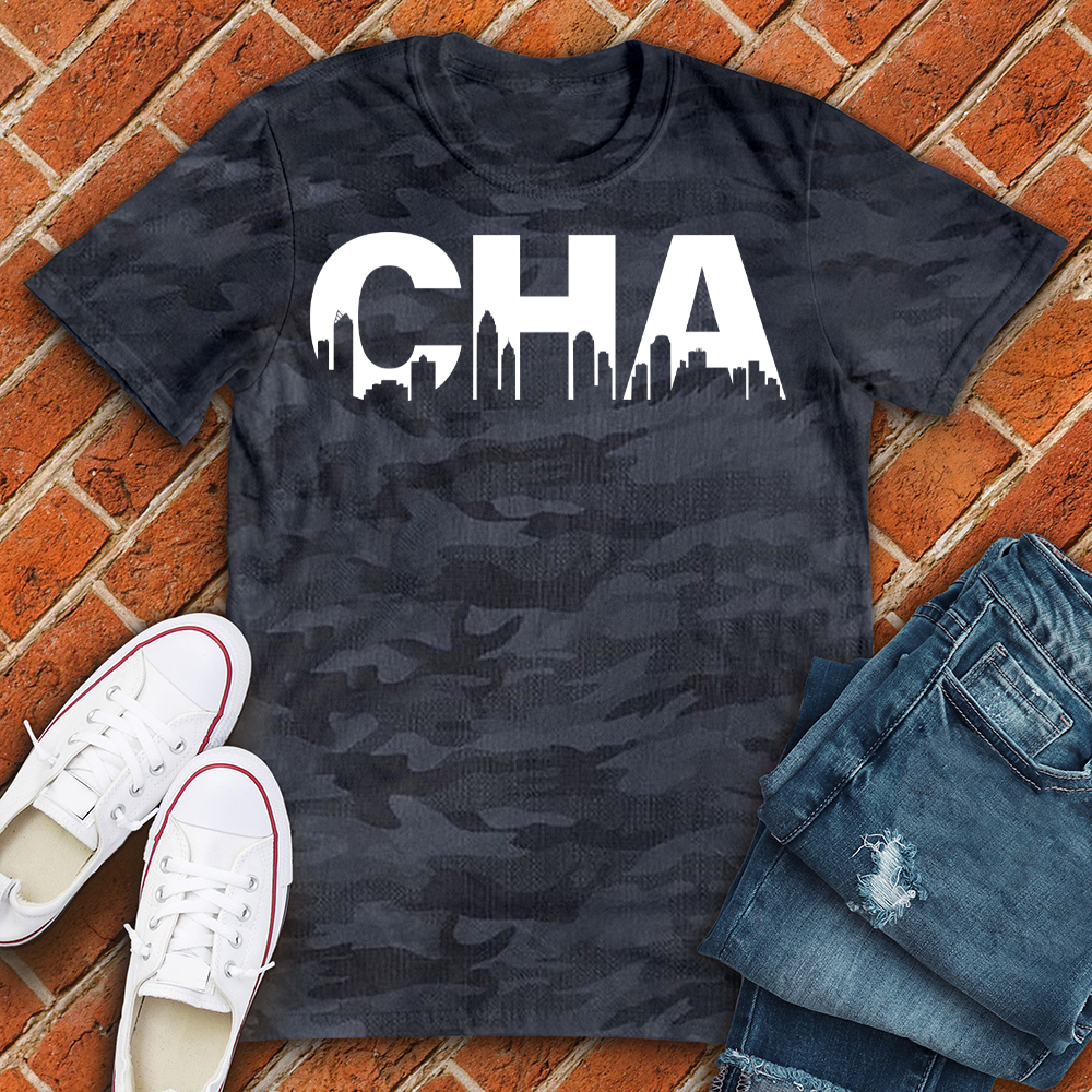 CHA Storm Camo T-Shirt T-Shirt tshirts.com Storm Camo L 