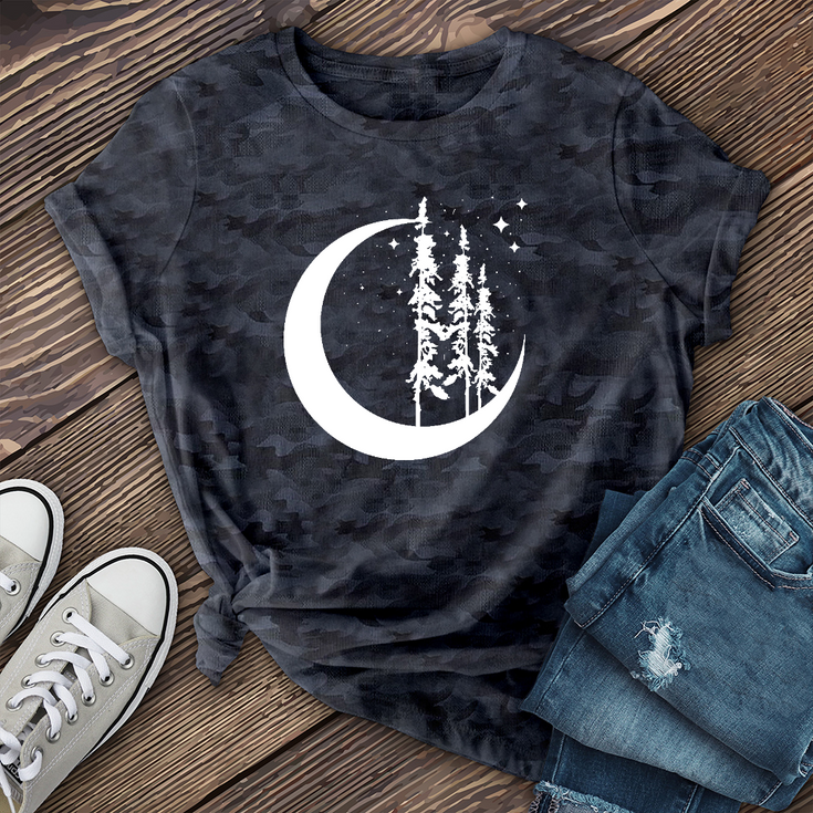 Moon Tree Storm T-Shirt Image