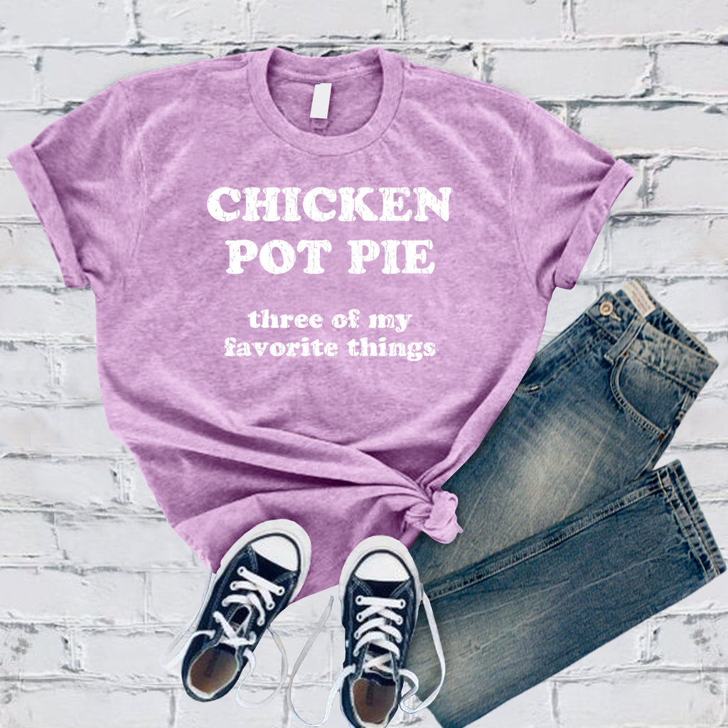 Chicken Pot Pie T-Shirt T-Shirt Tshirts.com Heather Prism Lilac S 