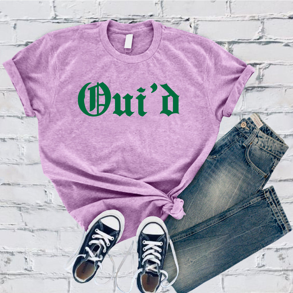 Oui'd T-Shirt T-Shirt Tshirts.com Heather Prism Lilac S 