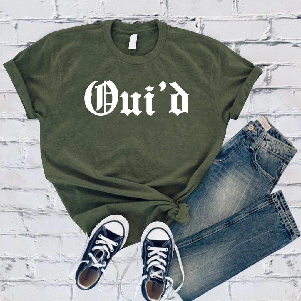 Oui'd T-Shirt T-Shirt Tshirts.com Military Green S 