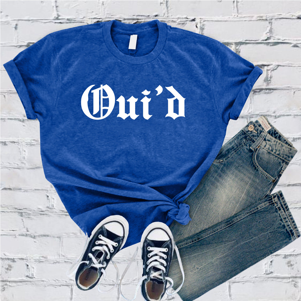 Oui'd T-Shirt T-Shirt Tshirts.com True Royal S 