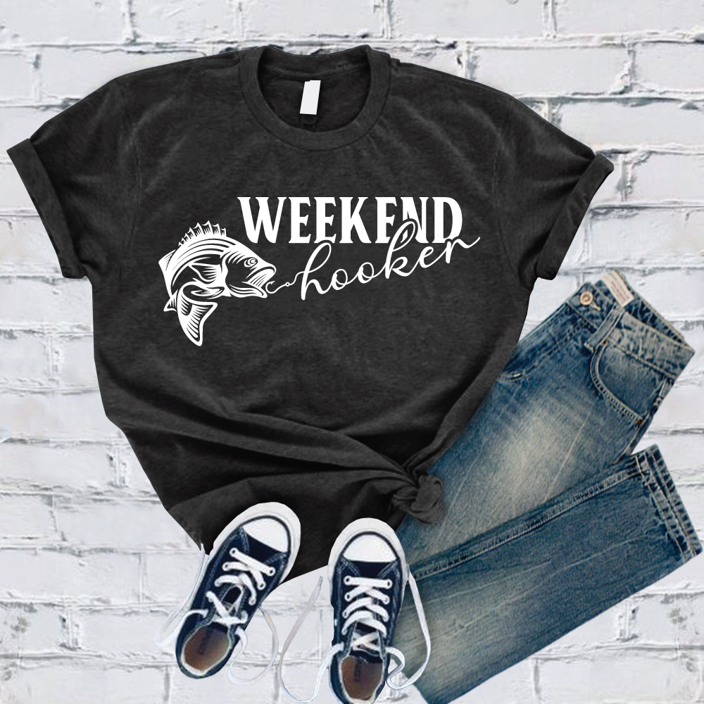 Weekend Hooker T-Shirt T-Shirt Tshirts.com Dark Grey Heather S 