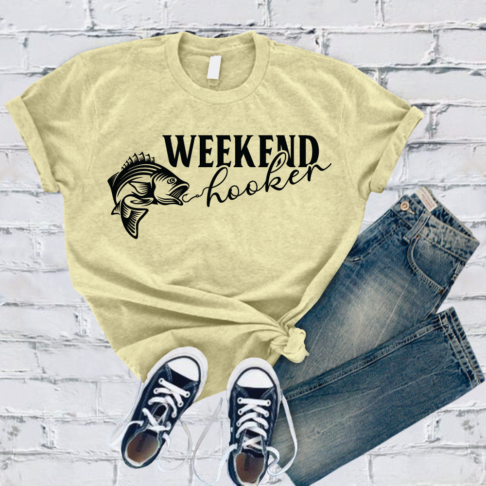 Weekend Hooker T-Shirt T-Shirt Tshirts.com Heather French Vanilla S 
