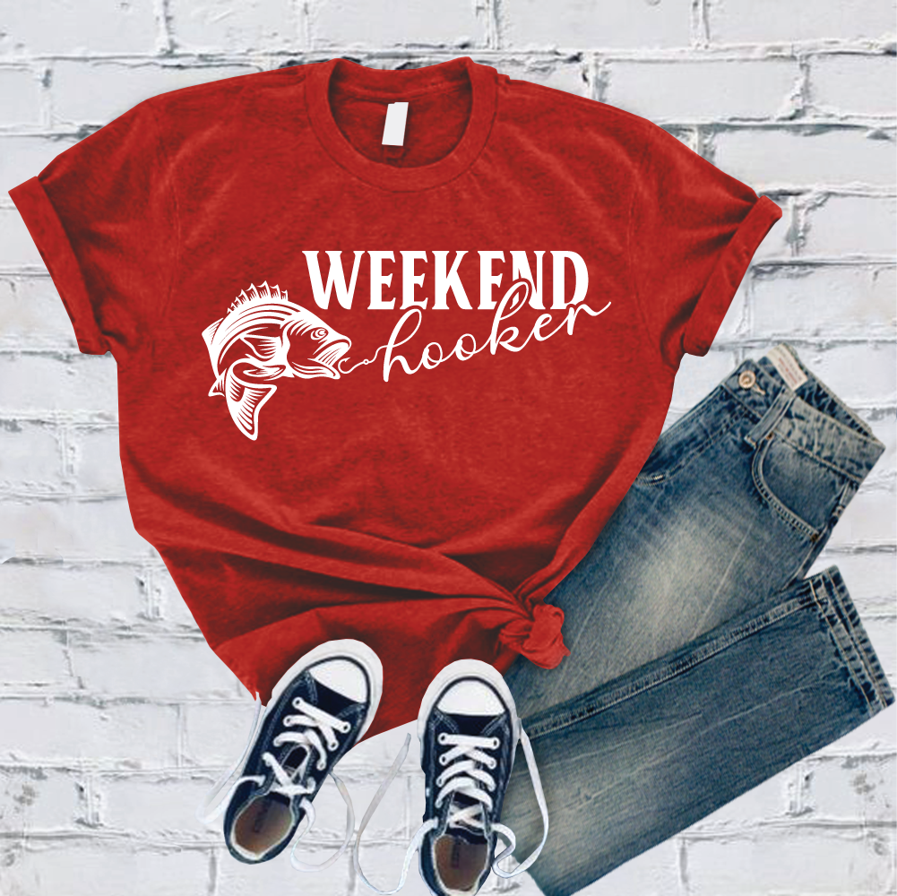 Weekend Hooker T-Shirt T-Shirt Tshirts.com Red S 