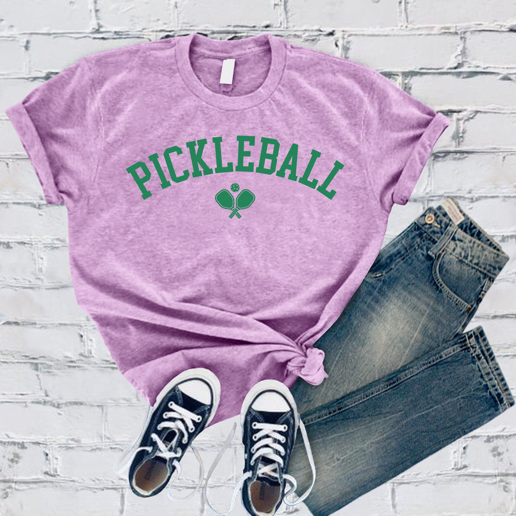 Pickleball and Racquets T-Shirt T-Shirt Tshirts.com Heather Prism Lilac S 