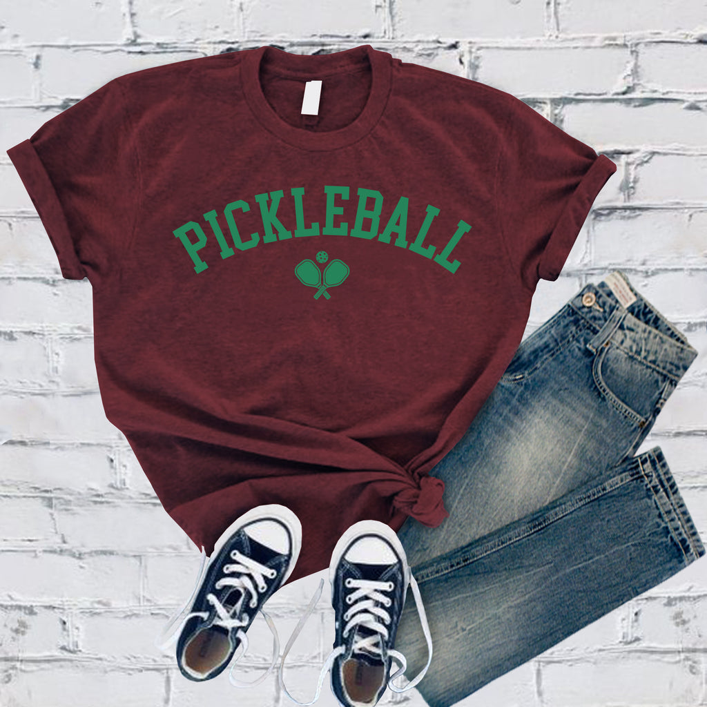 Pickleball and Racquets T-Shirt T-Shirt Tshirts.com Maroon S 